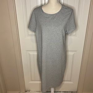 Old Navy Gray Sheath T-Shirt Dress XL